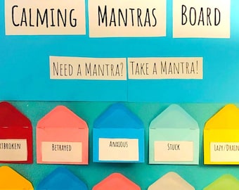 Interactive Mental Health Bulletin Board Kit: Classroom Decor (Printable Download