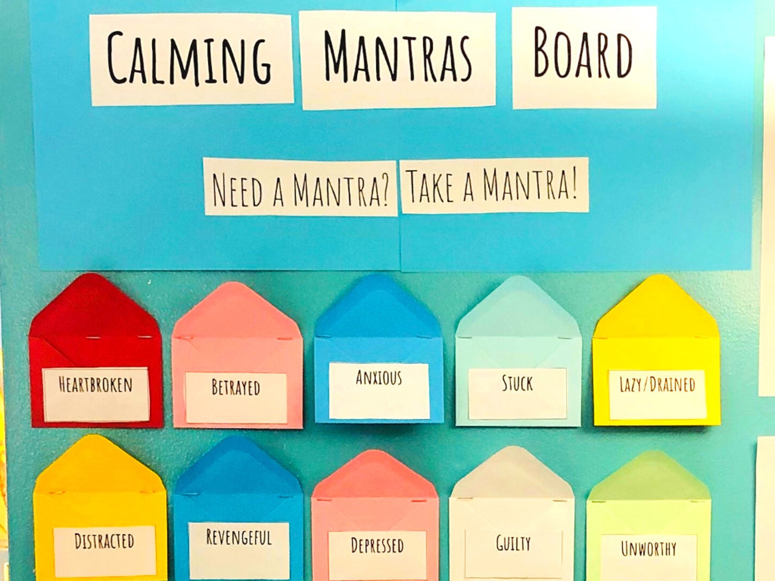 Bulletin Board Kit for Mental Health Support Classroom Decor Etsy
