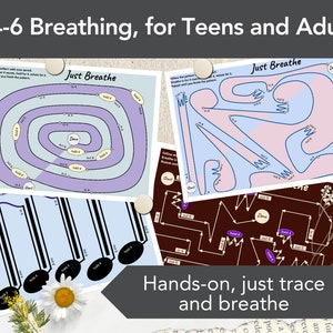 Anxiety Relief Calming Cards: Art Nouveau Classroom Meditation Activity