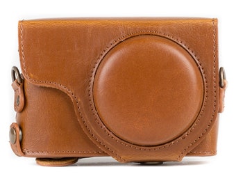 Panasonic Lumix DC-ZS80  Ever Ready Leather Camera Case with Battery Access, Solid Quality Camera Cover for Precision Fit and Coverage