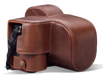 Nikon Z5 (24-50mm Lens)  Ever Ready Genuine Leather Camera Case with Battery Access, Quality Camera Cover for Precision Fit and Coverage