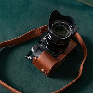 Custodia per fotocamera DSLR Fujifilm X-S10 realizzata a mano, borsa per fotocamera compatta di alta qualità, custodia per fotocamera in pelle in stile vintage Fujifilm XS10