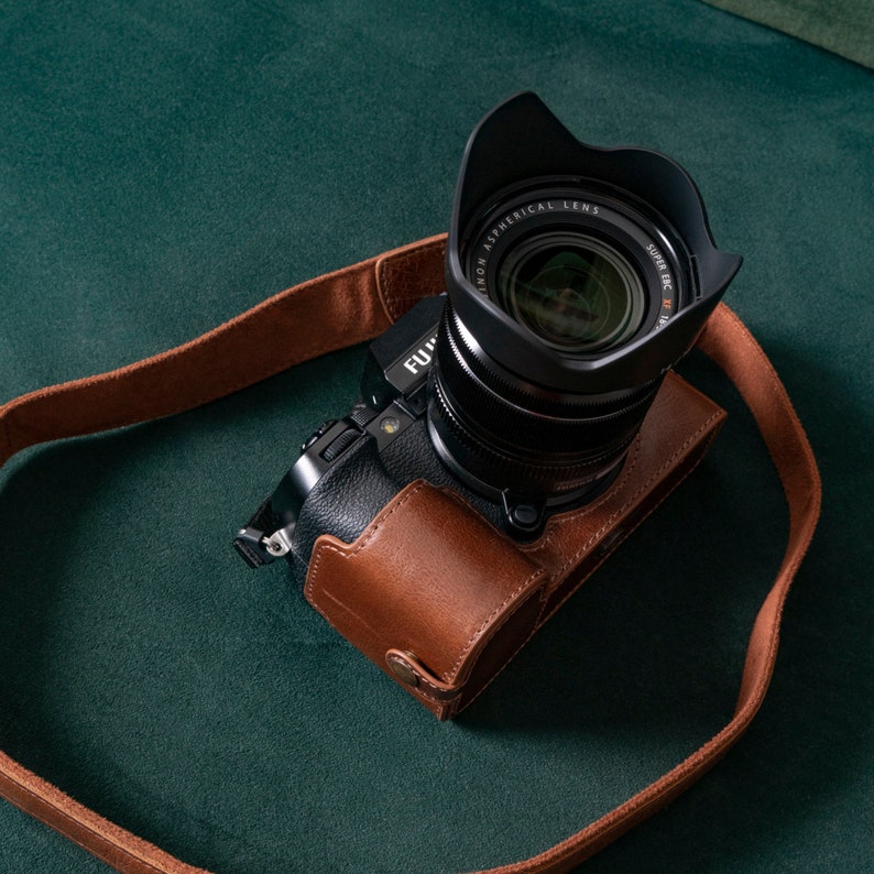Hand Crafted Fujifilm X-S10 Half Camera Case