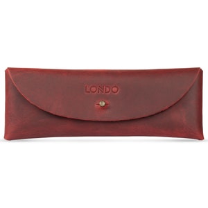 Astuccio portapenne in pelle pieno fiore, portapenne artigianale, astuccio portapenne in stile retrò, portapenne di alta qualità, custodia portapenne dall'aspetto classico, ottimo regalo