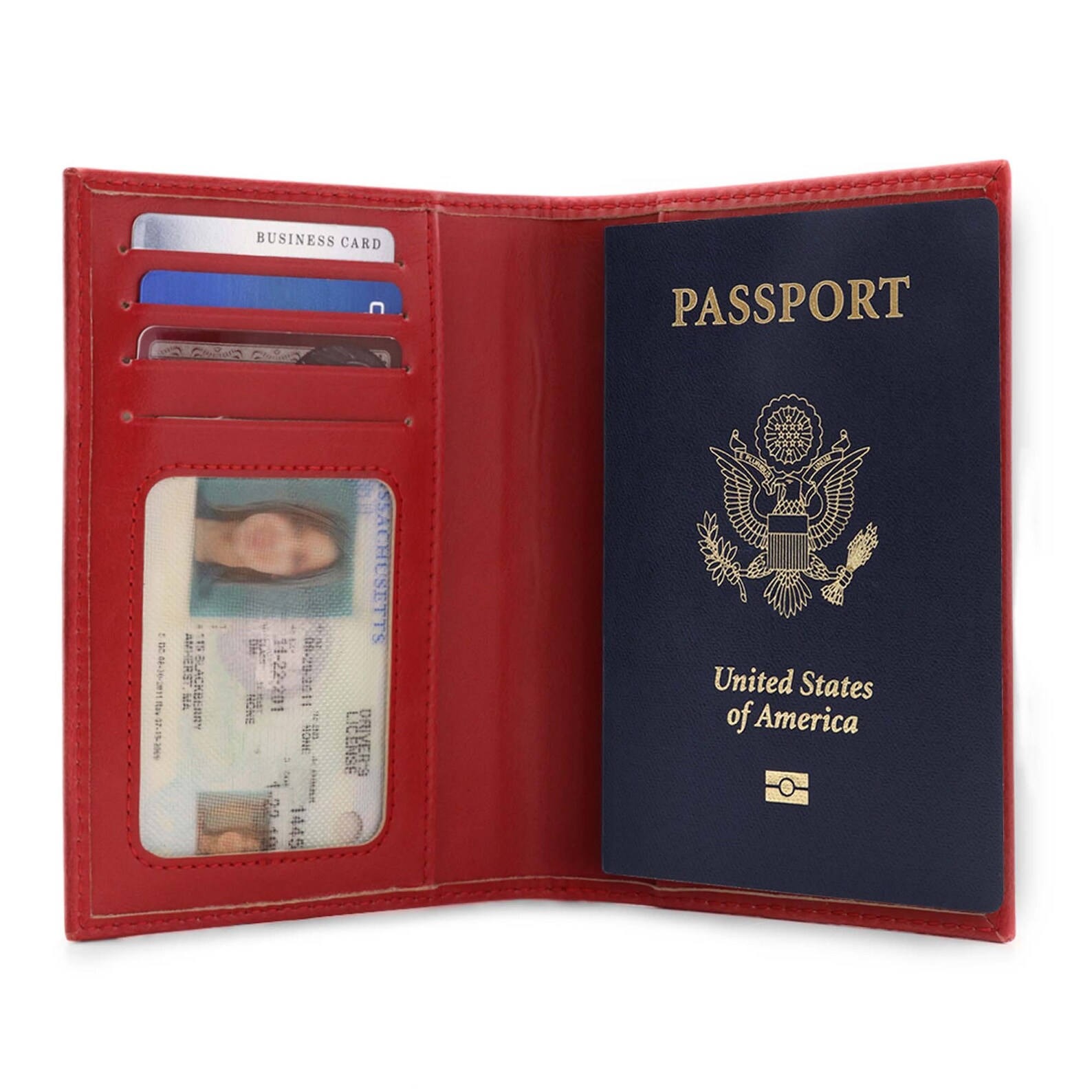 Slim Passport Wallet With RFID Blocking Ultra Thin Passport Etsy
