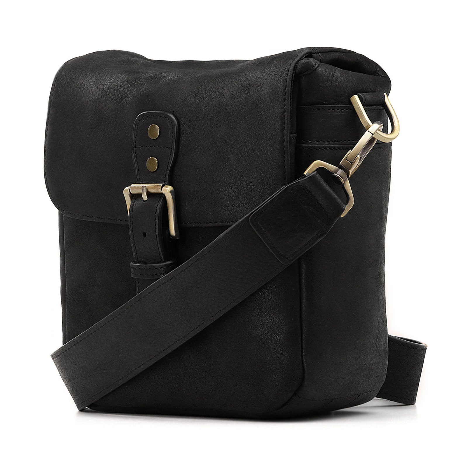 Personalized Italian Leather Messenger Bag Camera Bag for Etsy