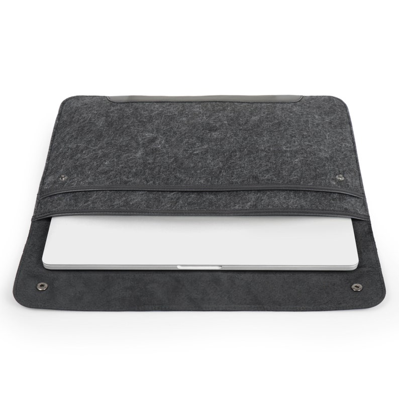 Housse personnalisée en cuir fin et polaire pour MacBook Pro et Air, 16 pouces, 15 pouces, 14 et 13,3 pouces, étui MacBook, iPad Pro 12,9 pouces image 10