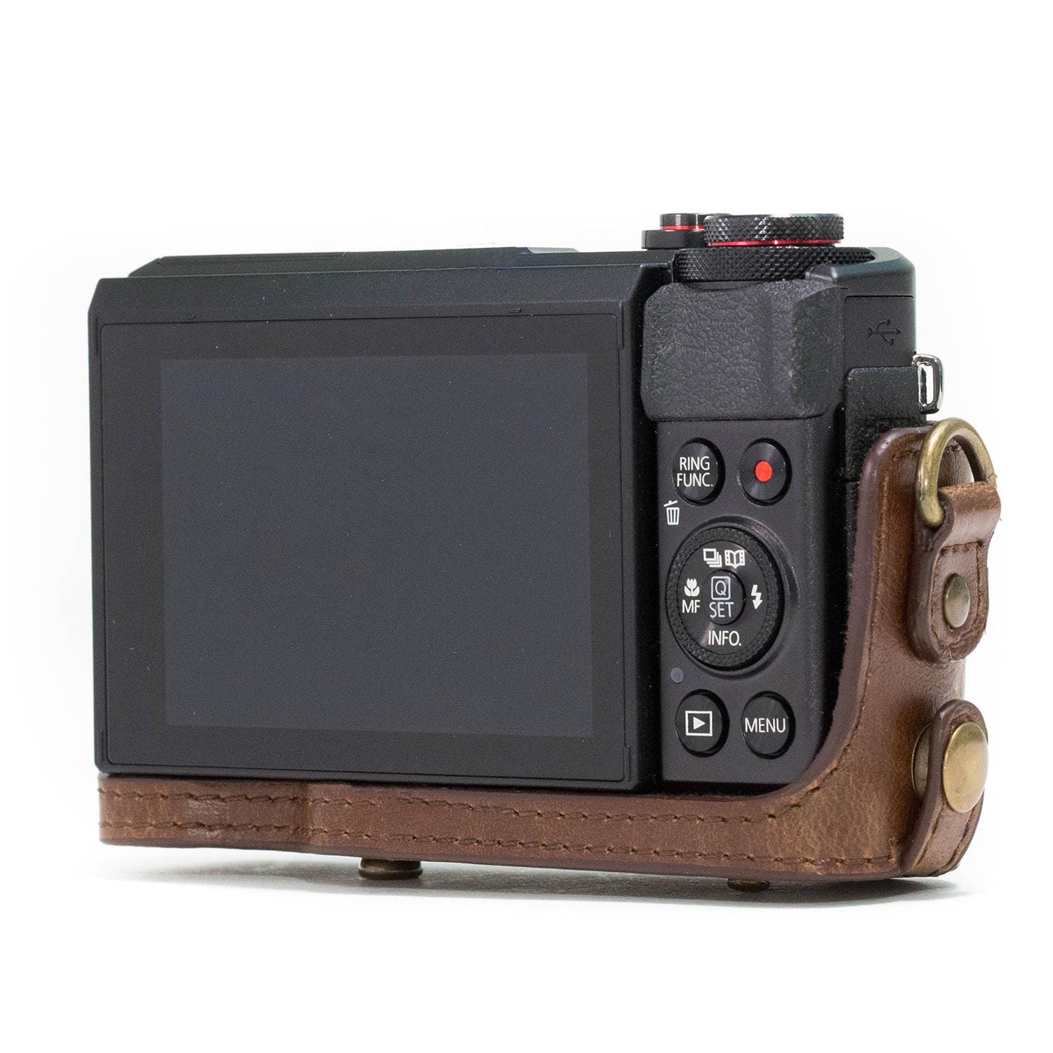 Canon Powershot G7X Mark II Ever Ready Leather Camera Case