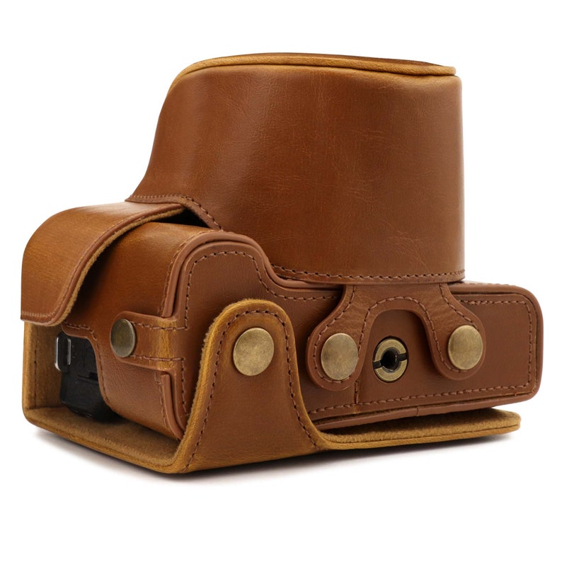 Leather Camera Case & Strap Compatible With Canon EOS M6 Mark Etsy