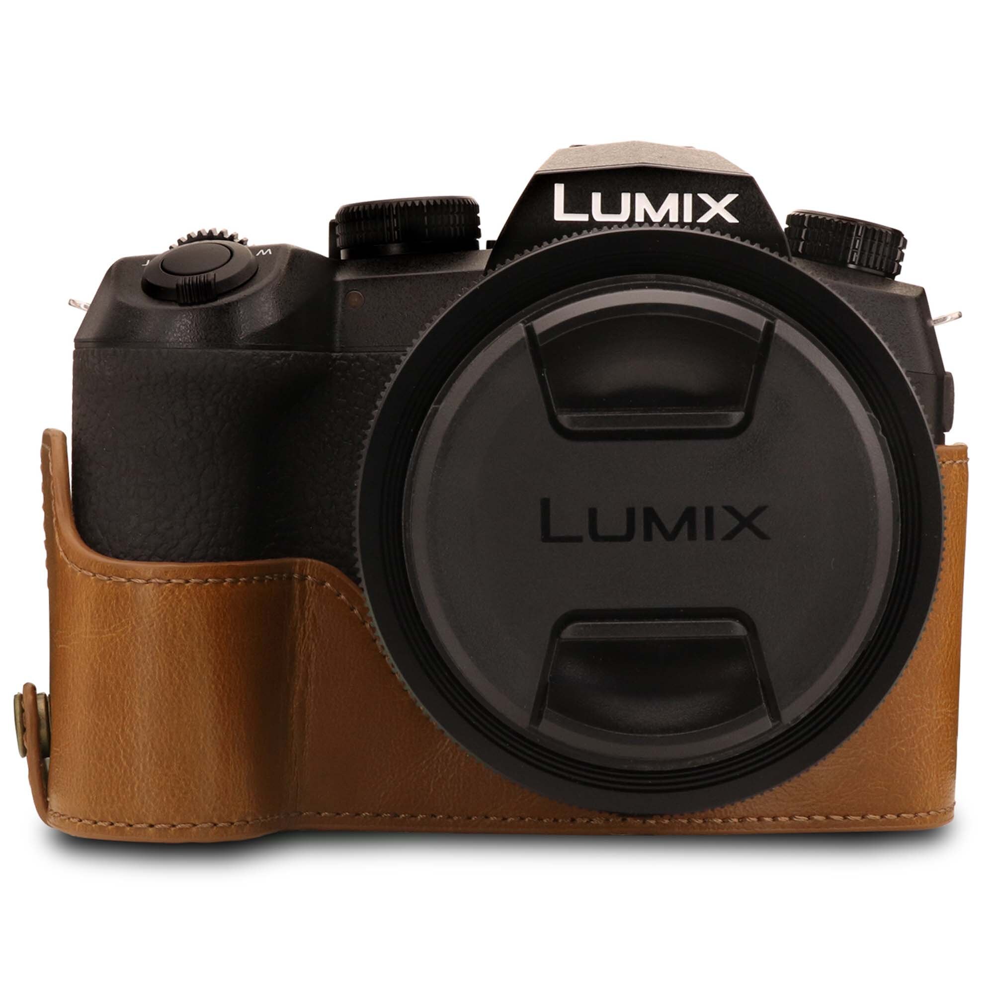 Leather Camera Case Compatible With Leica Vlux 5 Panasonic Etsy