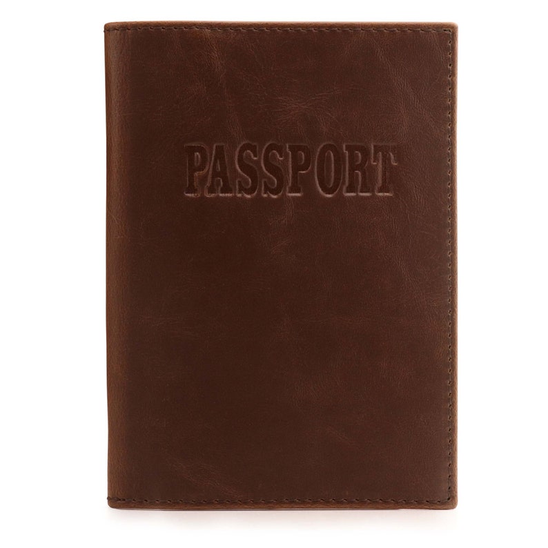 Vegan Leather Passport Cover RFID Blocking Passport Wallet Etsy