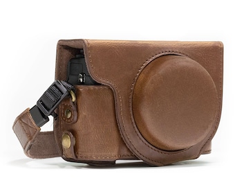 Canon PowerShot G7X Mark II Ever Ready Leather Camera Case, Camera Case with Battery Access, Solid Quality Camera Cover for Precision Fit