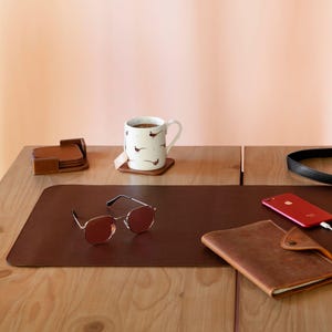 Personalisiertes handgefertigtes Leder-Mauspad, Gaming-Mauspad, benutzerdefinierte Schreibtisch-Mauspad, große Mauspads, erweiterte Schreibtischunterlage, technisches Zubehör