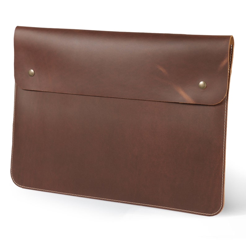 Personalized Leather Sleeve Bag for MacBook Pro and Air 16'', 14, 13'', 13.3'' & 15'' MacBook Air Case, MacBook Pro Case Camel