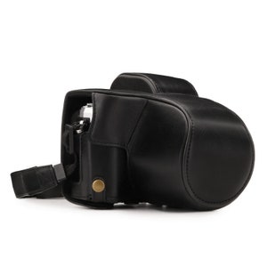 Vintage Style Protective Leather Olympus OM-D E-M10 Mark IIIs, Om-d E-M10 Mark III Camera Case with Battery Access, Padded Camera Bag