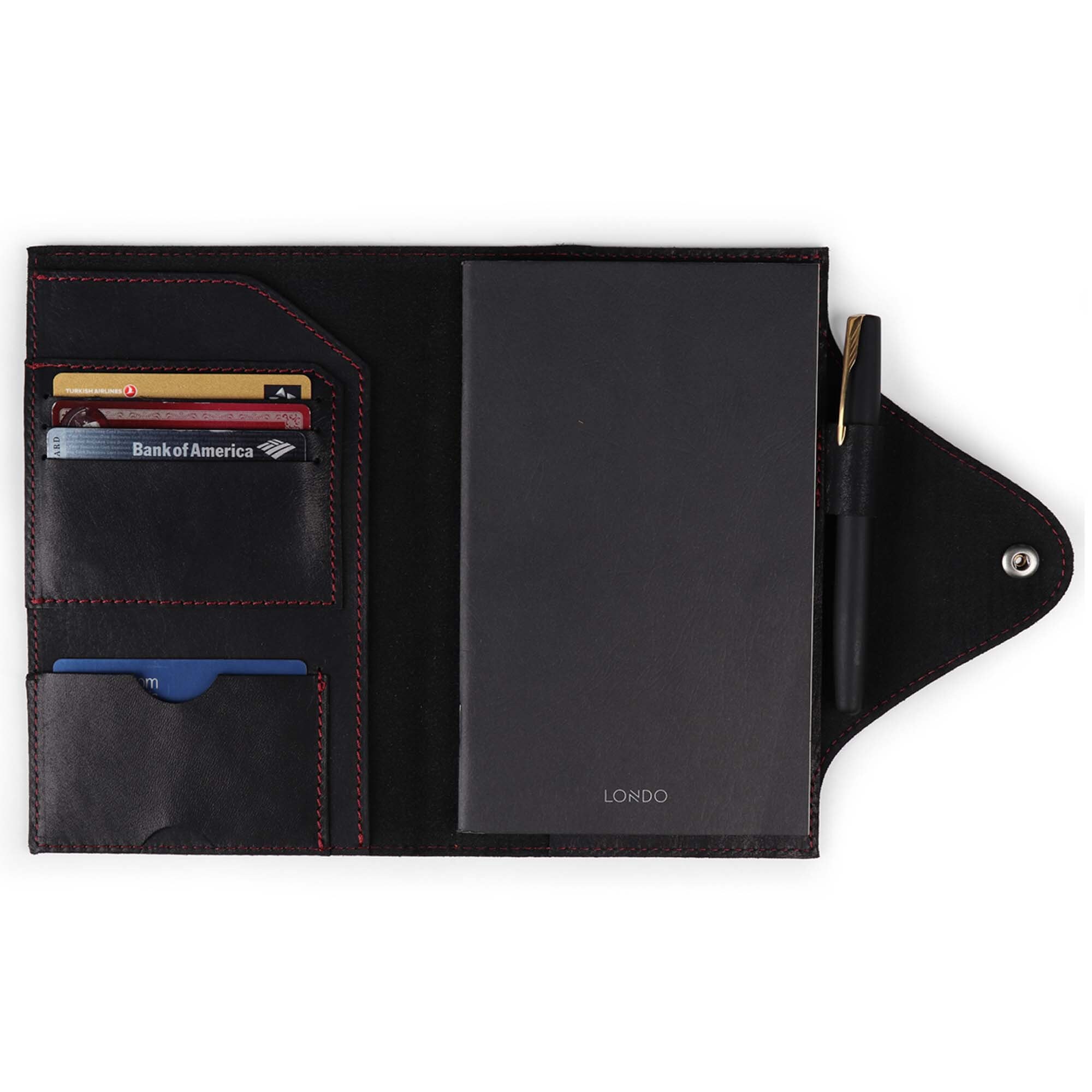 Personalized Portfolio With Notepad Custom Cowhide Leather Etsy