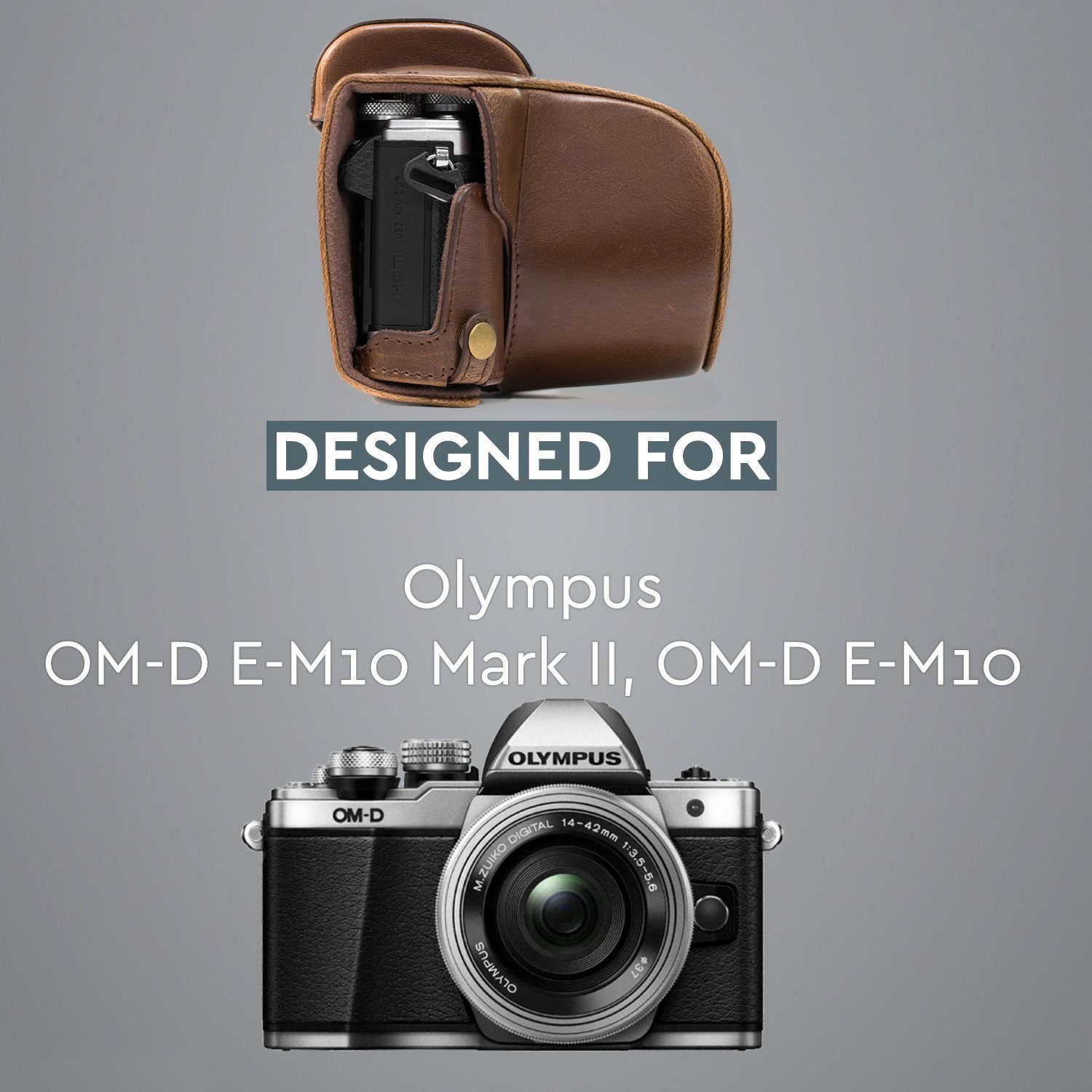 Olympus OM-D E-M10 Mark II, E-M10 (14-42mm) Hand Crafted Leather