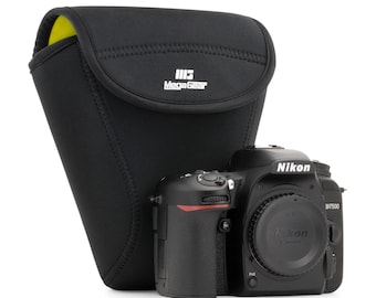 Nikon D7500 (18-140mm) Neoprene Camera Case, Lightweight and Compact Padded Camera Cases, DSLR Water Resistant Camera Bag, Soft Camera Cover