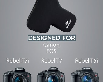 Sacoche De Transport Pour Appareil Photo Reflex Navitech | Compatible Canon EOS Rebel T7i SL2