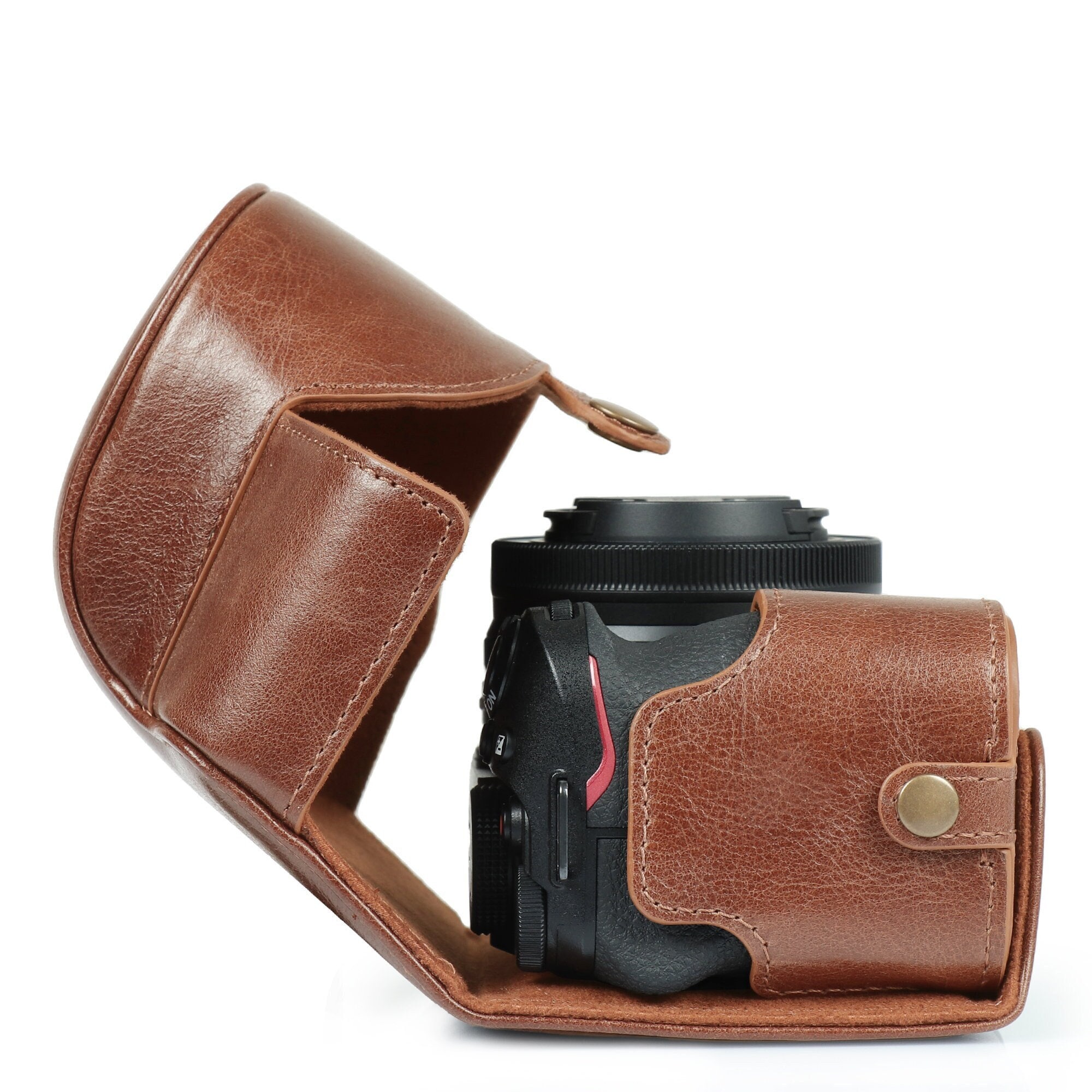 NEW handwork Photo Camera Genuine leather cowhide Bag Body BOX Case For nikon  ZF Protective cover