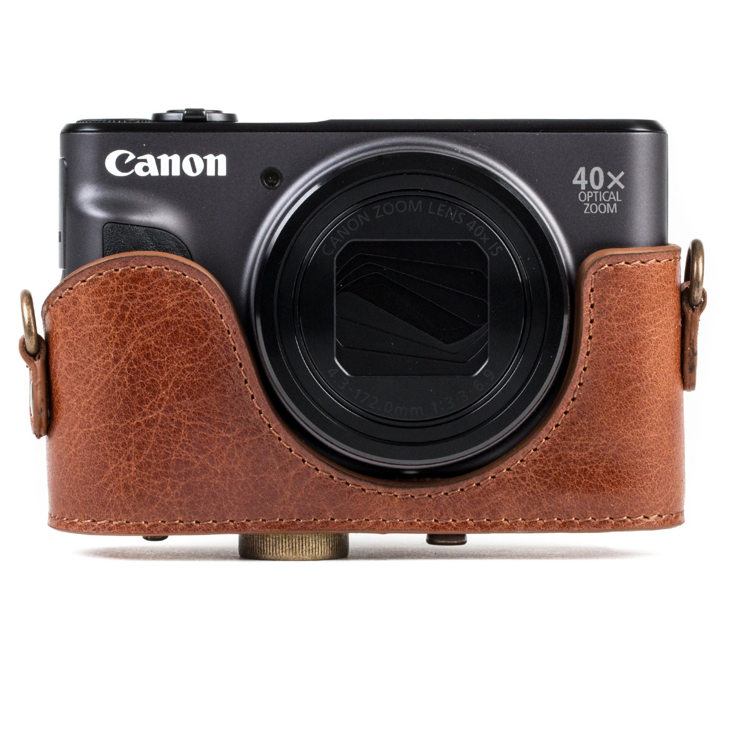 Cowhide Leather Canon PowerShot SX740 HS, SX730 HS Camera Cowhide Leather Canon PowerShot SX740 HS, SX730 HS Camera