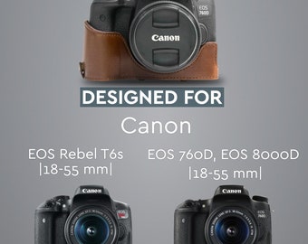 Canon EOS Rebel T6i Rebel T6s 8000D Ever Ready Leather - Etsy Canada