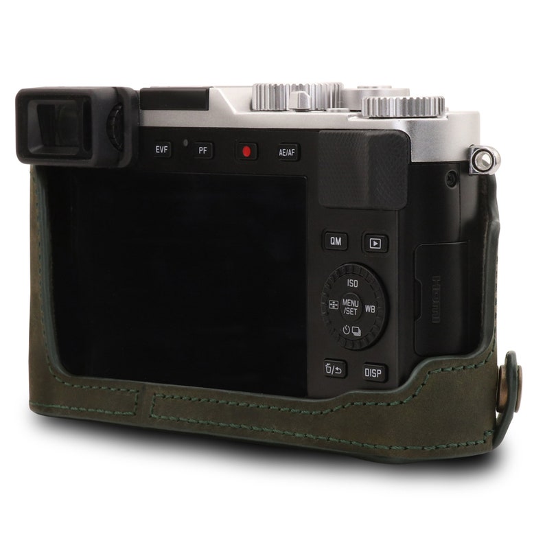 Fine Leather Camera Half Case & Strap Compatible with Leica D-Lux 7 image 2