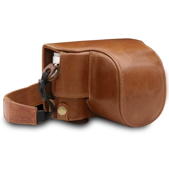 Genuine Leather Handmade Camera Half Case Covers Bag Fit For Leica D-Lux7  DLUX7