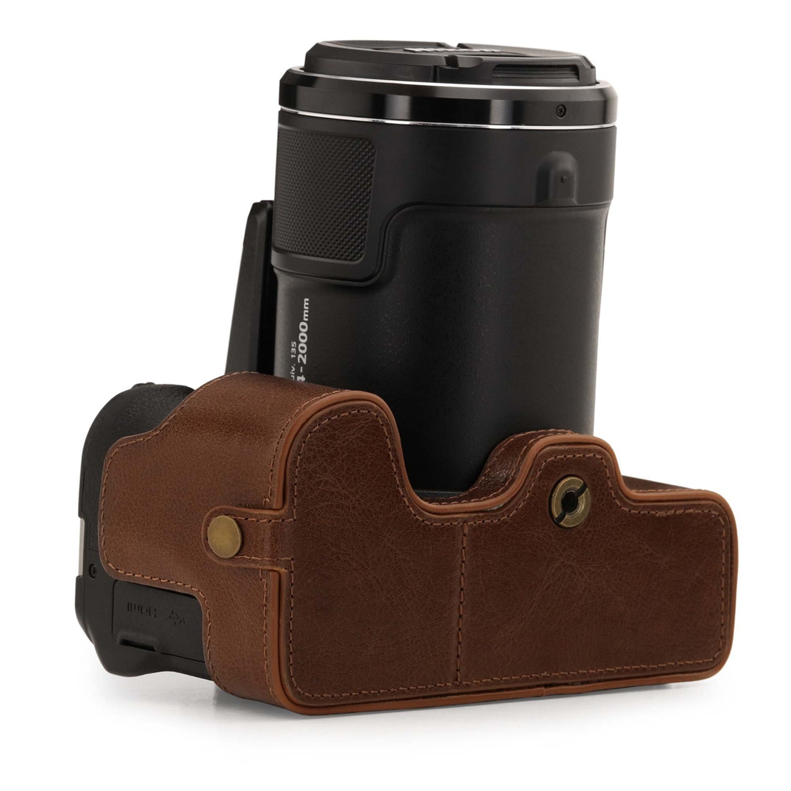 Nikon Coolpix P950 Fine Leather Camera Half Case & Strap Etsy