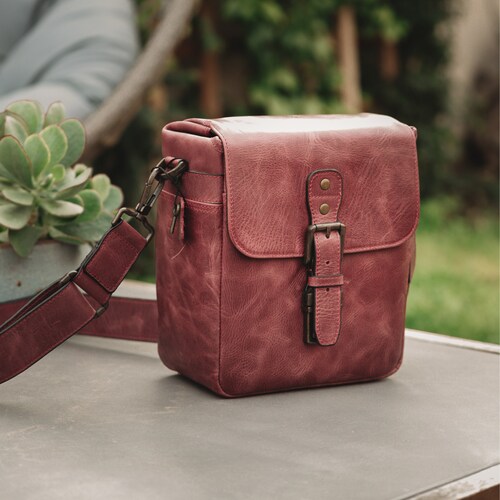 Personalized Italian Leather Messenger Bag Camera Bag for Etsy