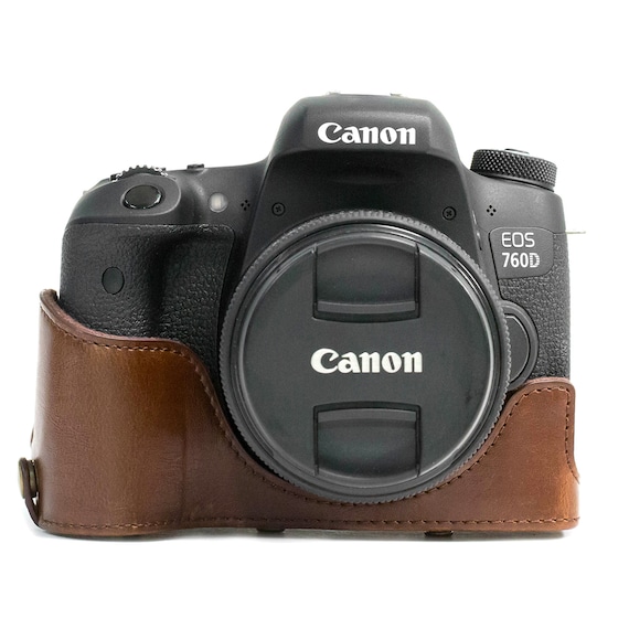 Canon EOS Rebel T6s, 8000D 18-55 Mm Leather Camera Cover