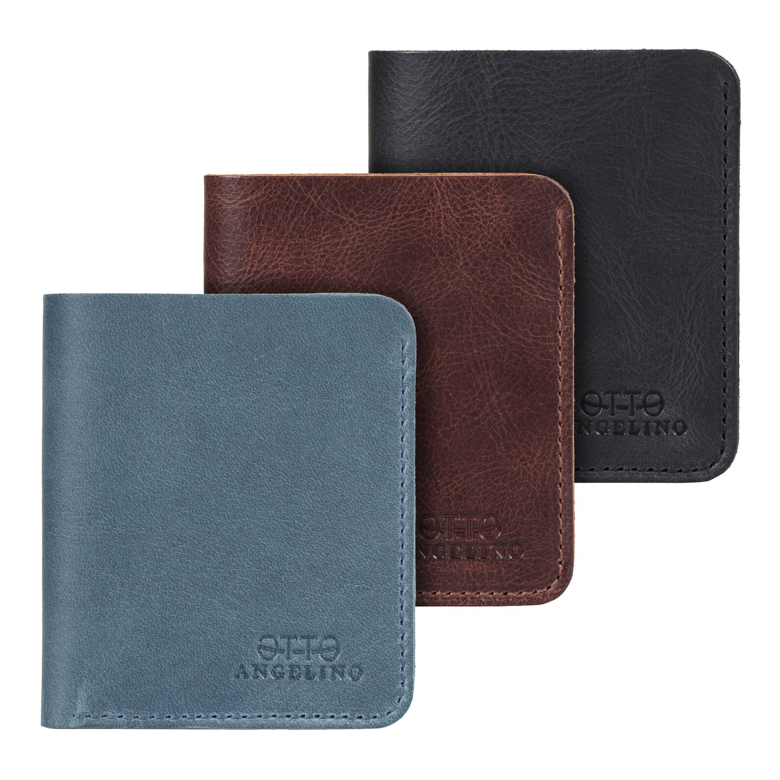 Personalized Top Grain Leather Bifold Wallet Handcrafted Etsy