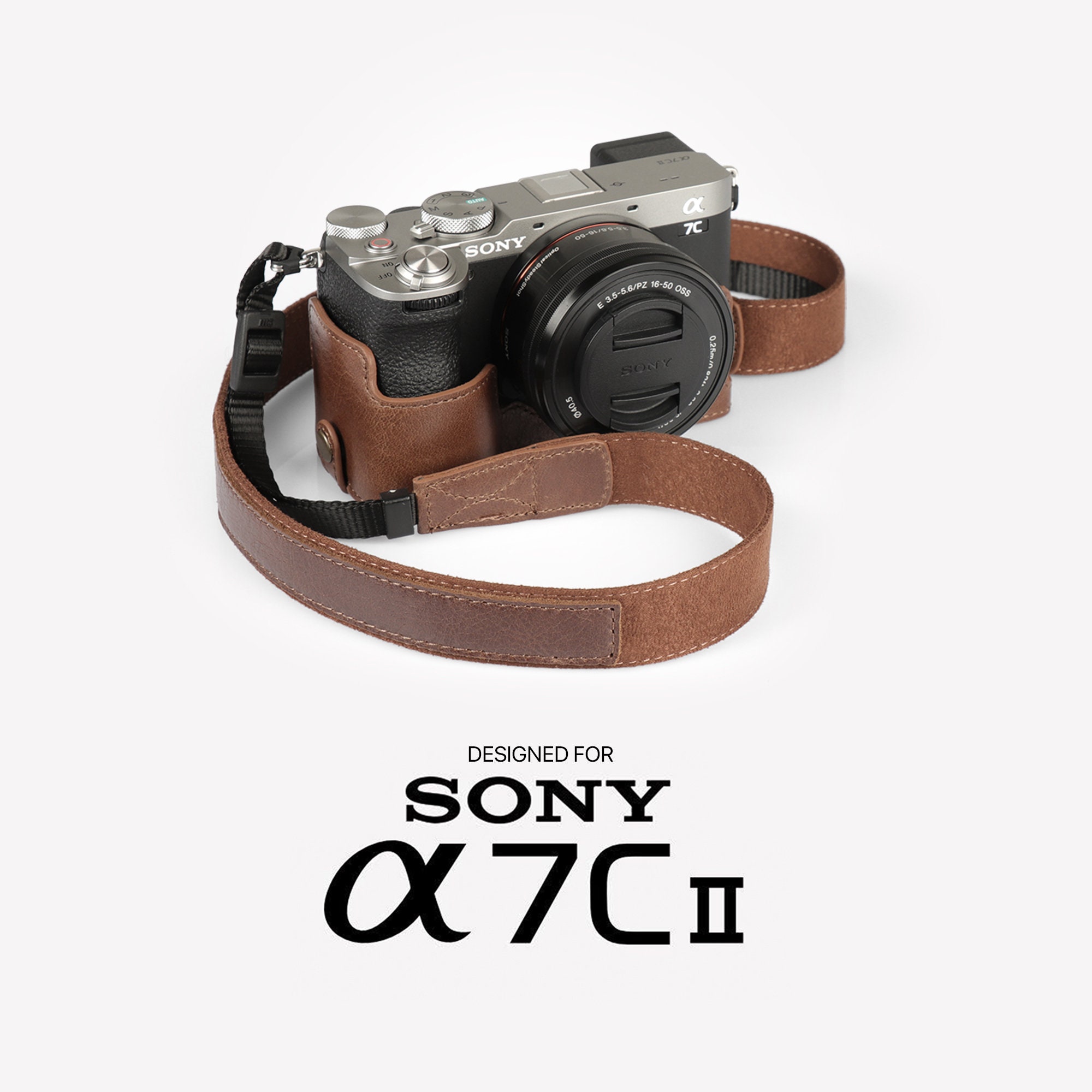 Sony Alpha 7c II, A7C II DSLR Hand Crafted Half Camera Case, Compact ...