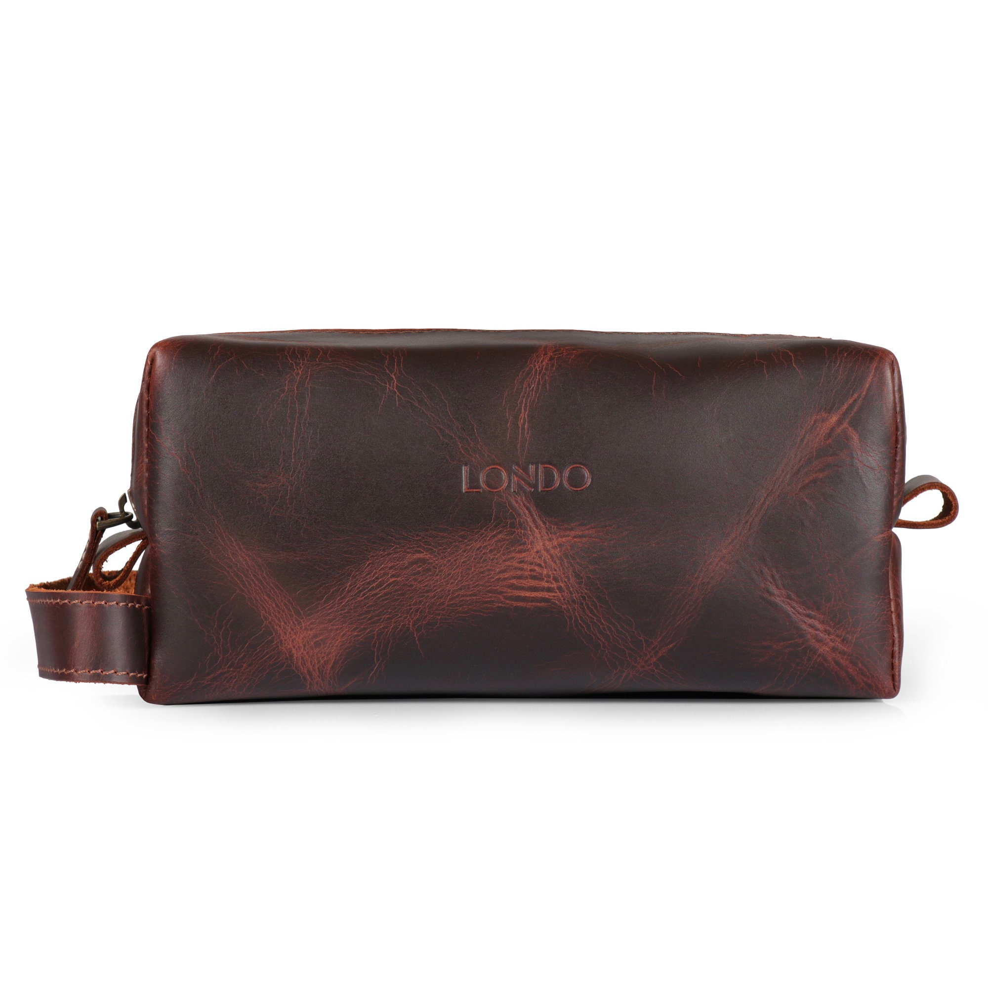 Top Grain Leather Dopp Kit for Men Handcrafted Leather Travel Etsy Canada