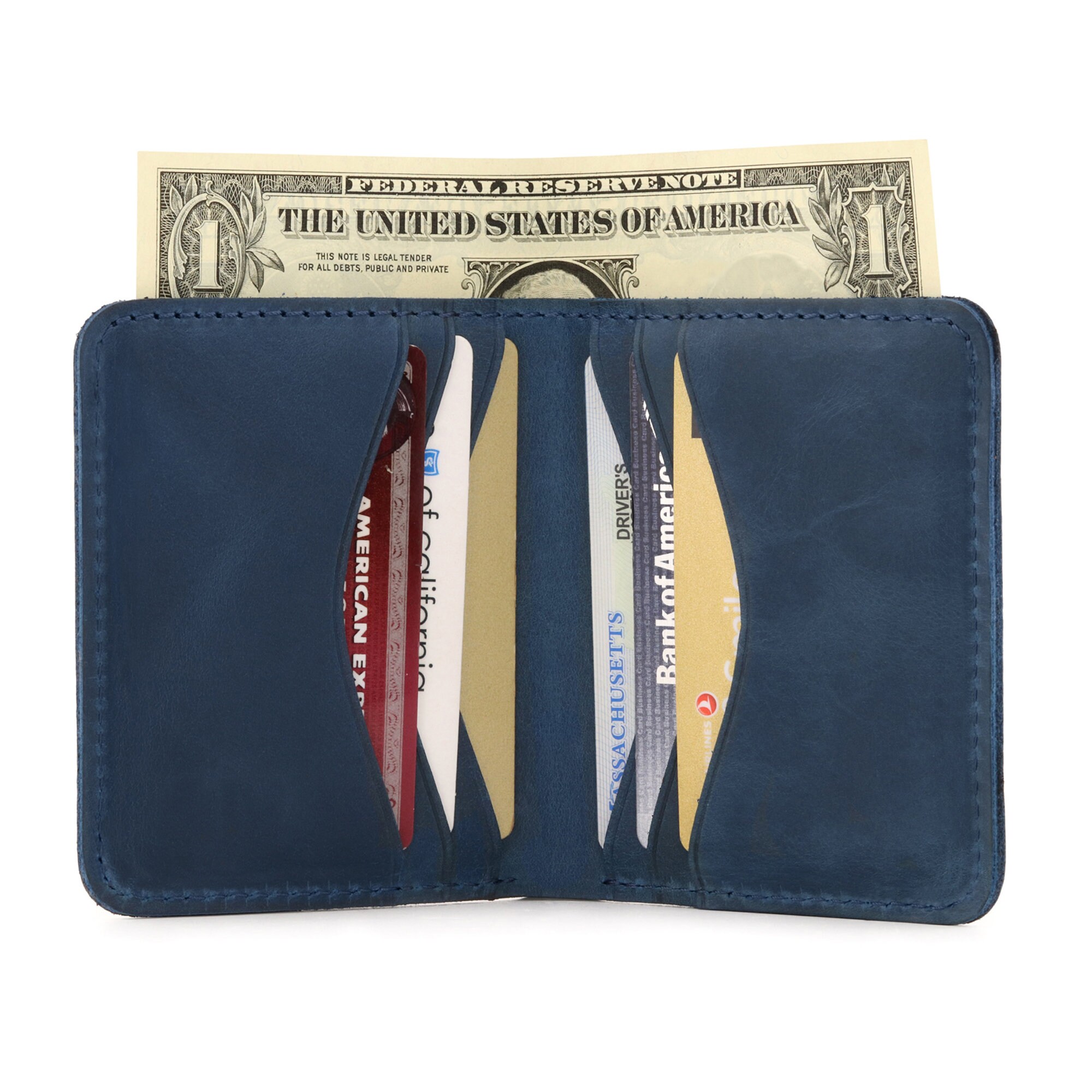 Personalized Top Grain Leather Bifold Wallet Handcrafted - Etsy New Zealand