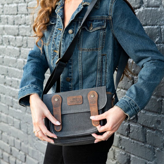 Women's Messenger Bags Custom Zipper Neoprene Print Camera
