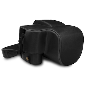 Custodia in pelle per fotocamera compatibile con Leica V-Lux 5, Panasonic Lumix DC-FZ1000 II