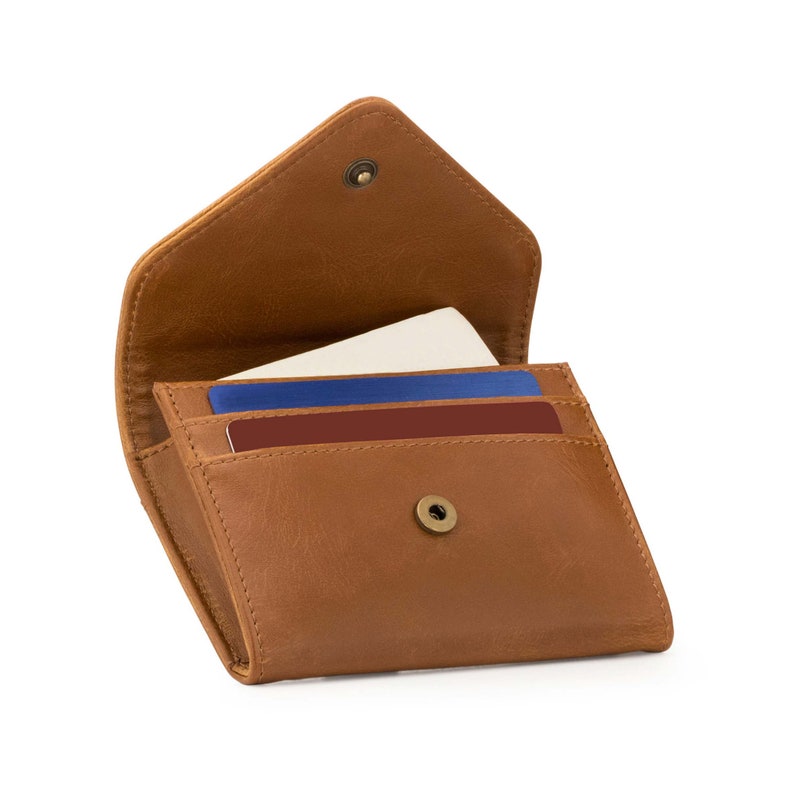 Leather Coin Purse and Credit Card Organizer With RFID Etsy