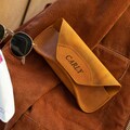 Personalized Top Grain Leather Glasses Case, Hand Crafted Eyeglasses Case with Magnetic Clasp, Custom High-Quality Slim Eyeglasses Cover product logo