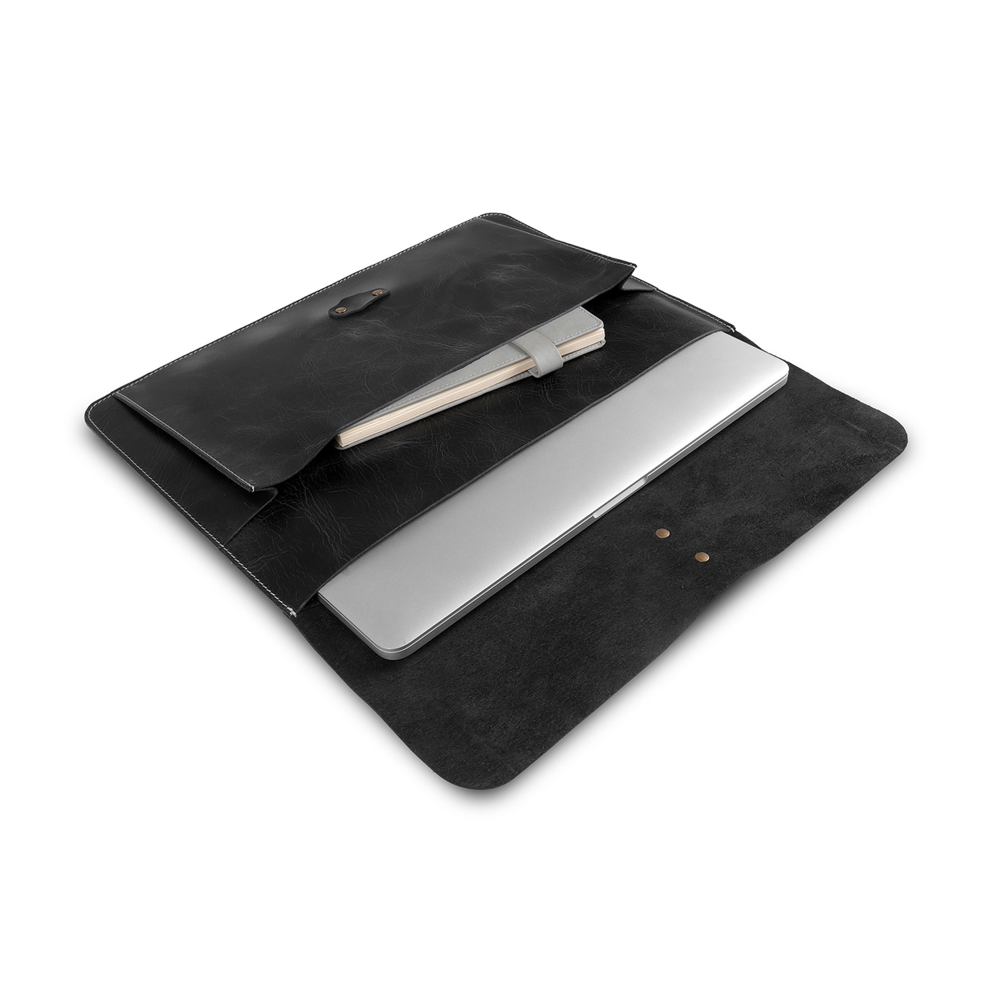 Personalized Top Grain Leather Bag for MacBook Pro and Air Etsy