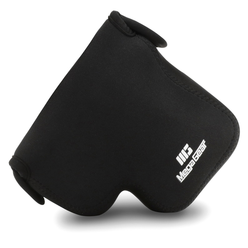 May include: Black neoprene camera case with a white "MegaGear" logo.