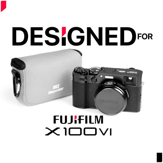 Fujifilm X100VI ultralichte neopreen cameratas zwarte en grijze opties beschermende Fujifilm cameratas lichtgewicht cameratas Etsy Nederland