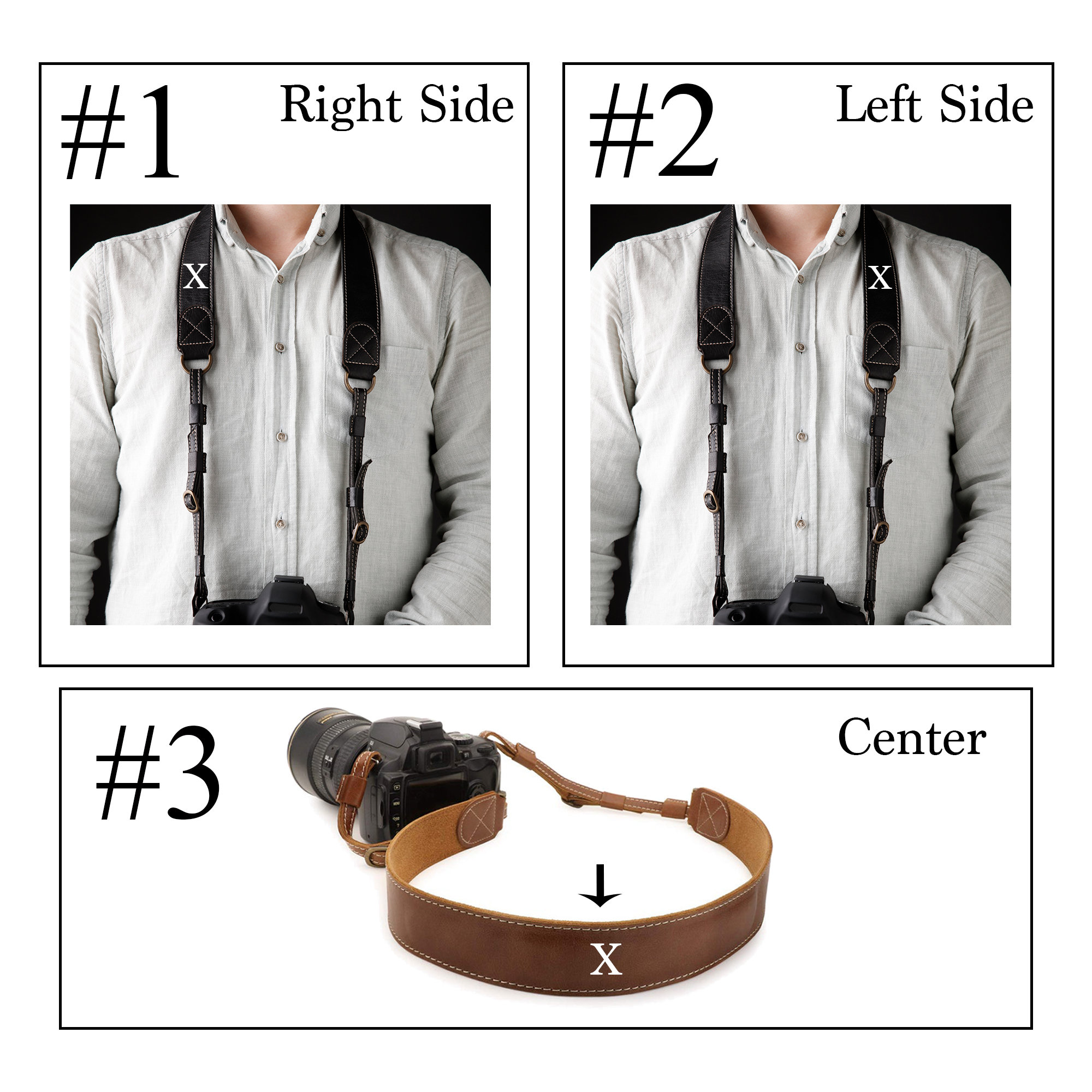 Genuine Leather Camera Belt Durable, Adjustable, Stylish, And