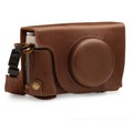 Fujifilm X100V Fine Leather Camera Case & Strap  - Brown \/ Black product logo