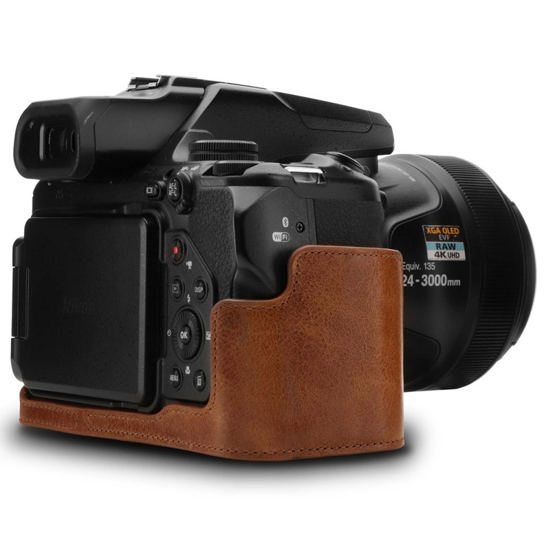 Nikon Coolpix P1000 Leather Camera Half Case & Strap Black / Etsy