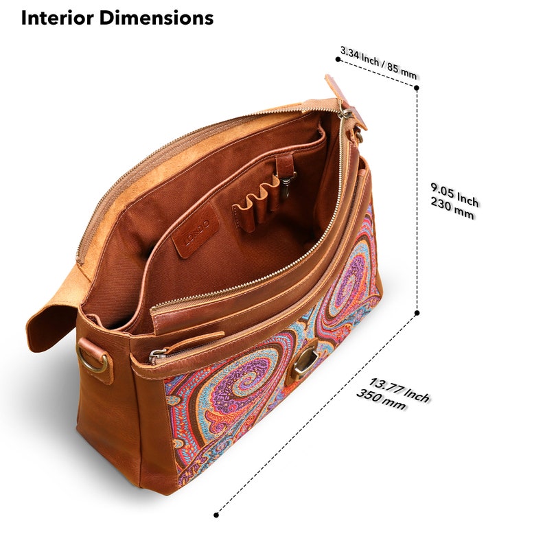 Personalized Real Leather Messenger Bag Macbook Pro 15 Inch Etsy