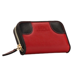 Portefeuille en cuir pleine fleur, pochette à fermeture éclair fabriquée à la main, portefeuille pour chéquiers de qualité léger avec blocage RFID pour femmes, pièces de monnaie et cartes de crédit