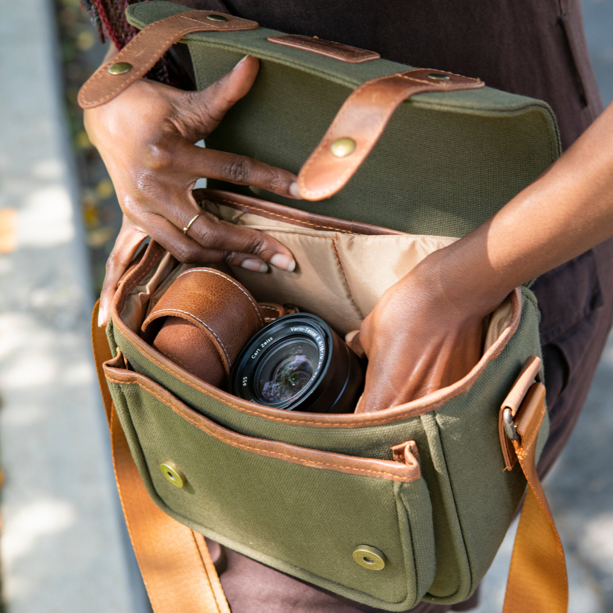 Buy Megagear Sequoia Canvas Camera Bag Shoulder Bag Case