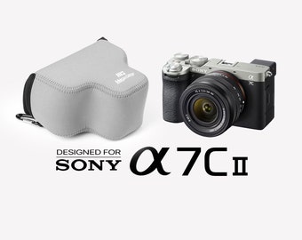Sony A7C II Case - Neoprene Padded Cover (28-60mm Lens) - Lightweight, Water Resistant, Compact