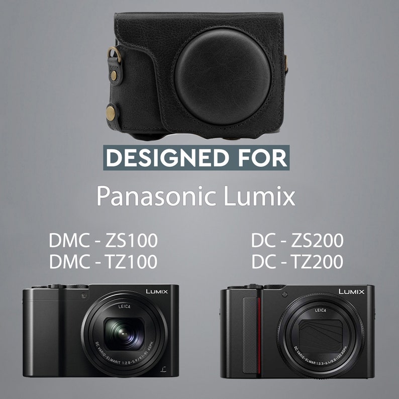 Panasonic Lumix DMCZS100 DCZS200 Ever Ready Cowhide Leather Etsy